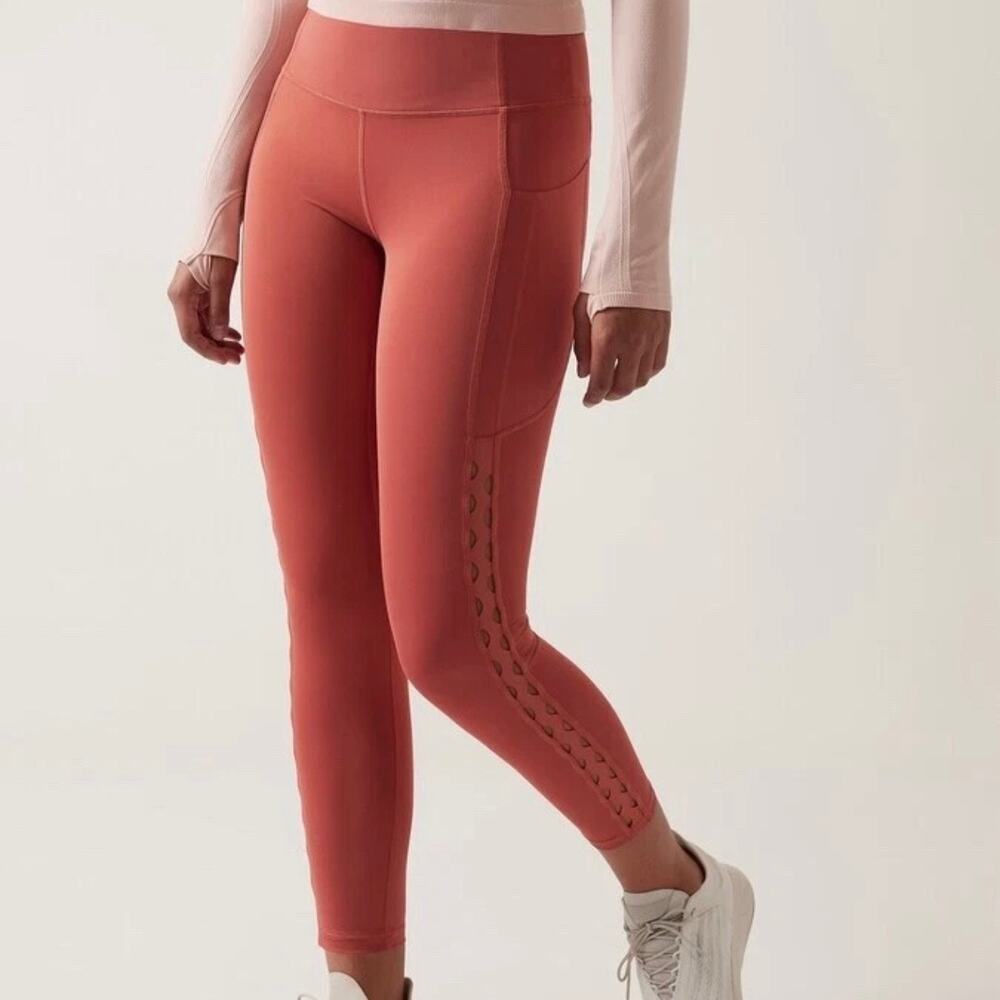 ATHLETA Ultimate Stash Craft Tight Leggings Dusty Pink Rose Small S
